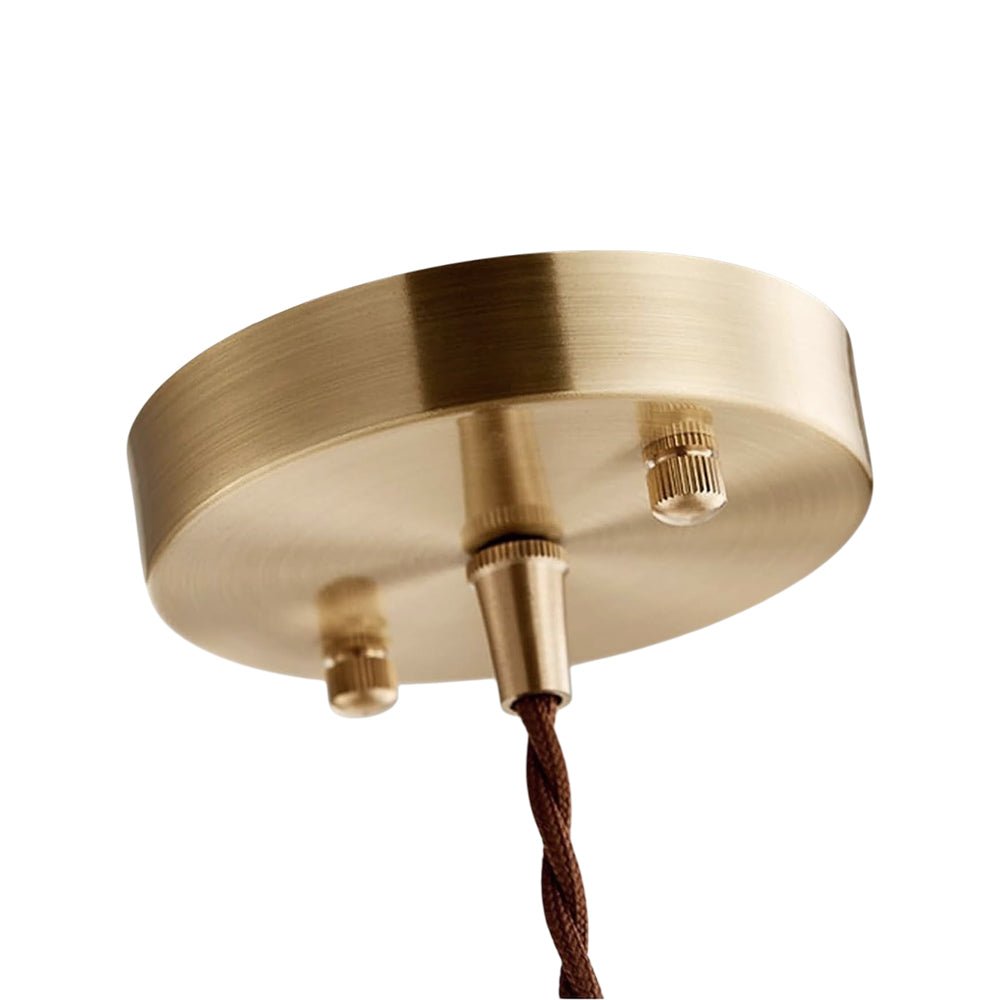 Lámpara Colgante Conical Vintage de Cerámica Blanca de 1 Luz