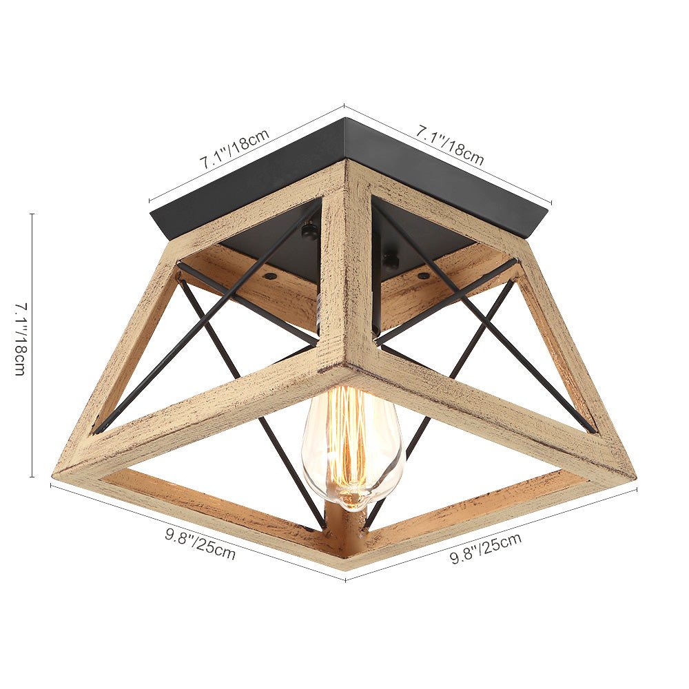 Montaje en superficie geométrico de granja de 1 luz