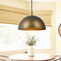 Lámpara colgante de metal industrial de 1 luz para isla de cocina