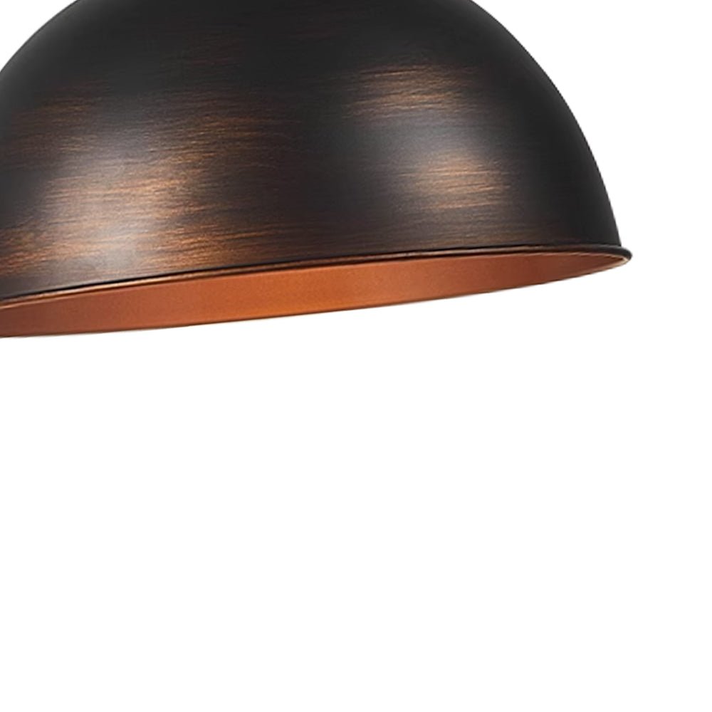 Lámpara colgante de metal industrial de 1 luz para isla de cocina