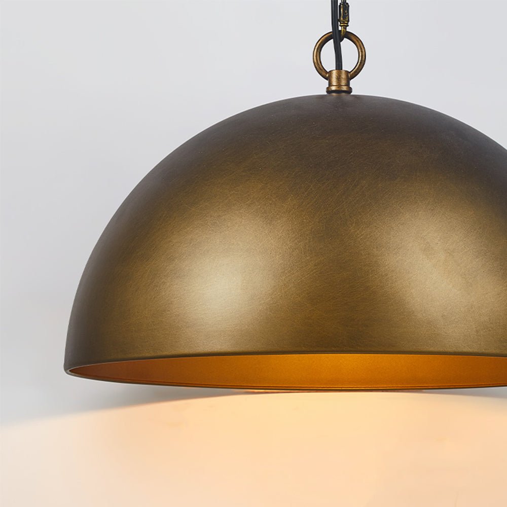 Lámpara colgante de metal industrial de 1 luz para isla de cocina