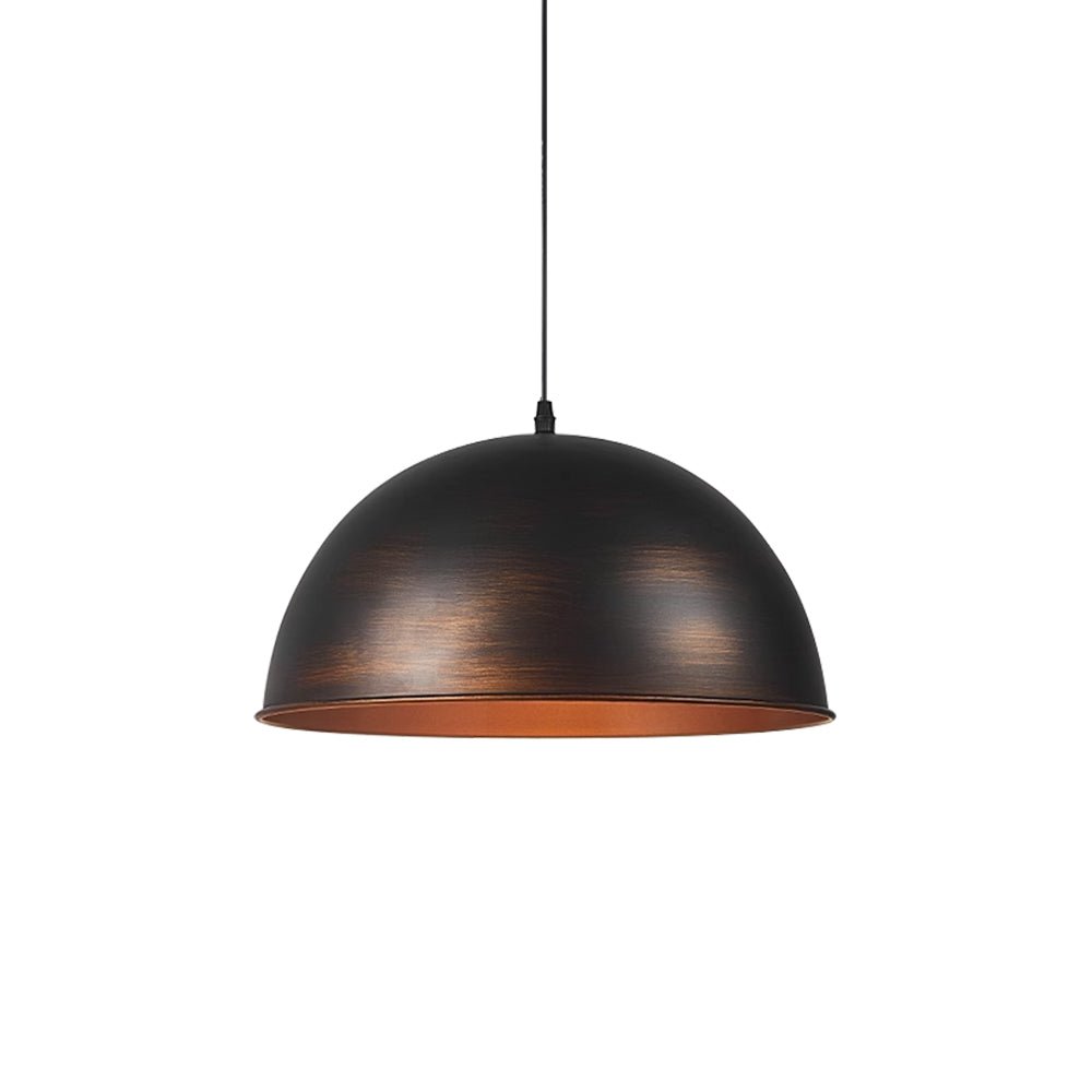 Lámpara colgante de metal industrial de 1 luz para isla de cocina