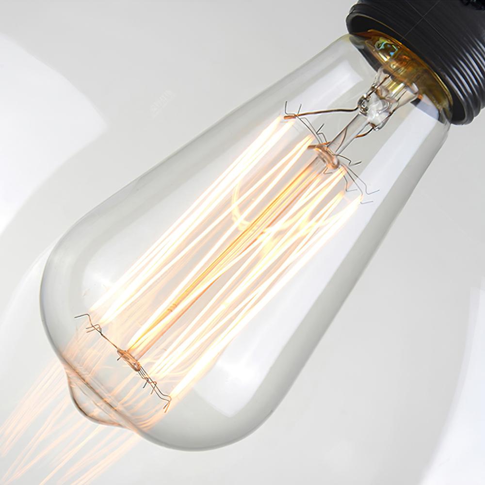 Lámpara Colgante de Cristal de 3 Luces