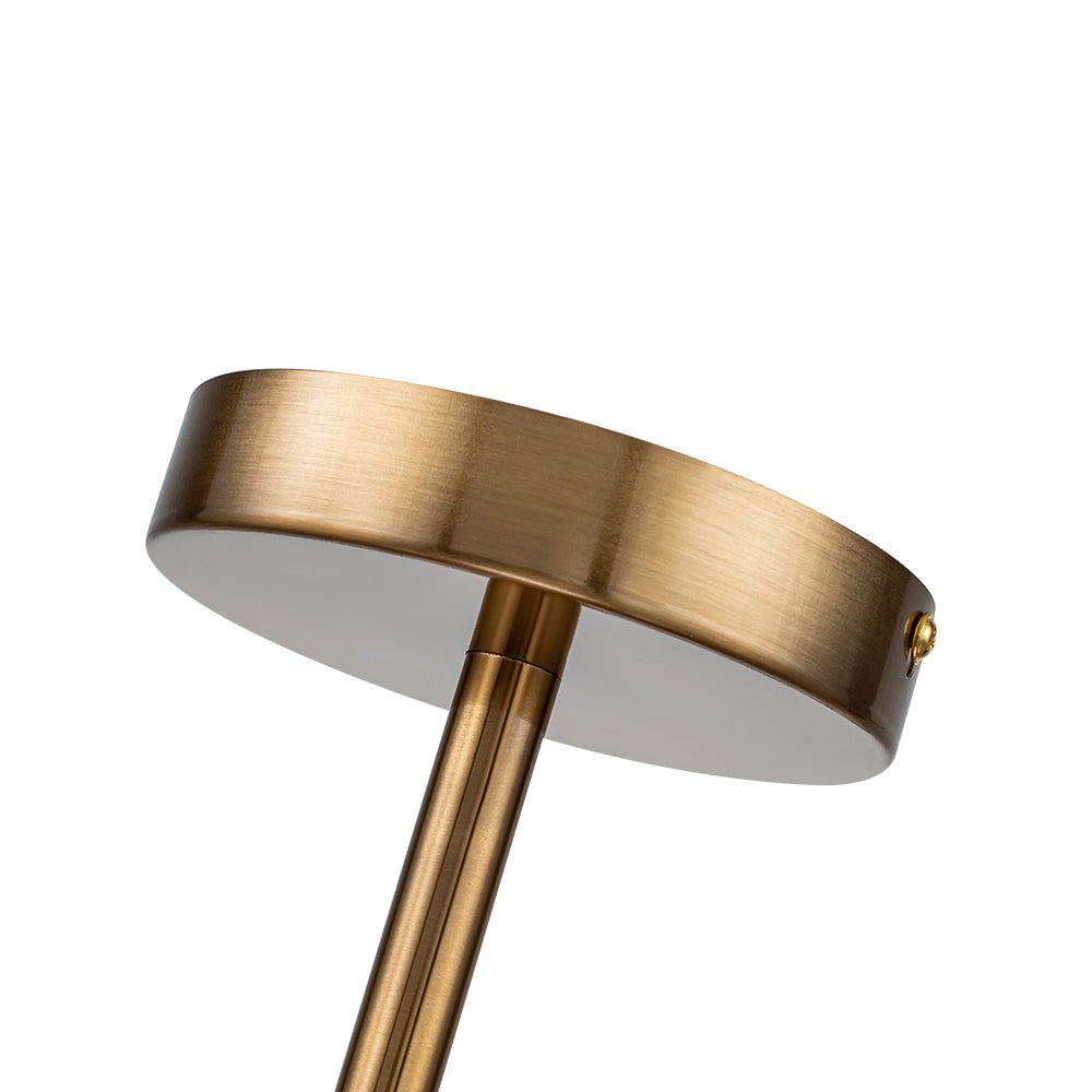 Luz de Techo Semi Flush de Glamour con 6 Luces y Cristales para Porche de Pasillo