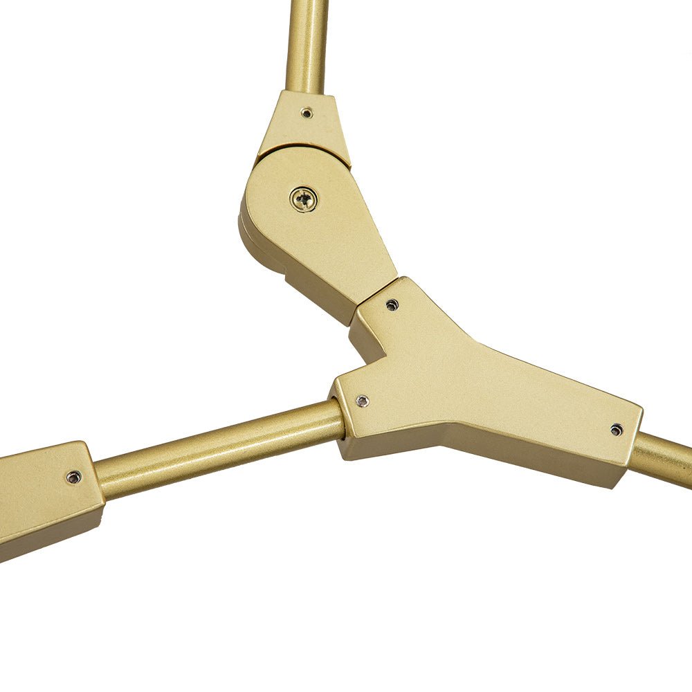 Candelabro Lineal de Vidrio con 8 Luces