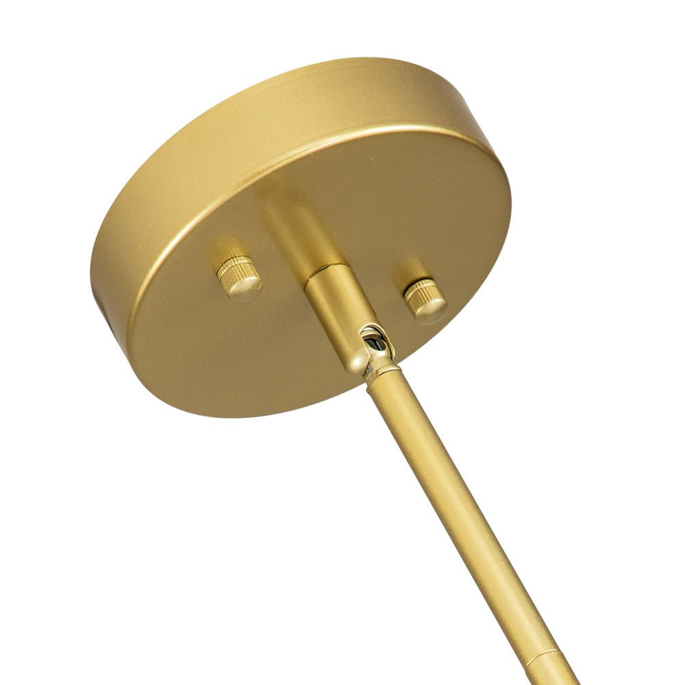 Candelabro Lineal de Vidrio con 8 Luces