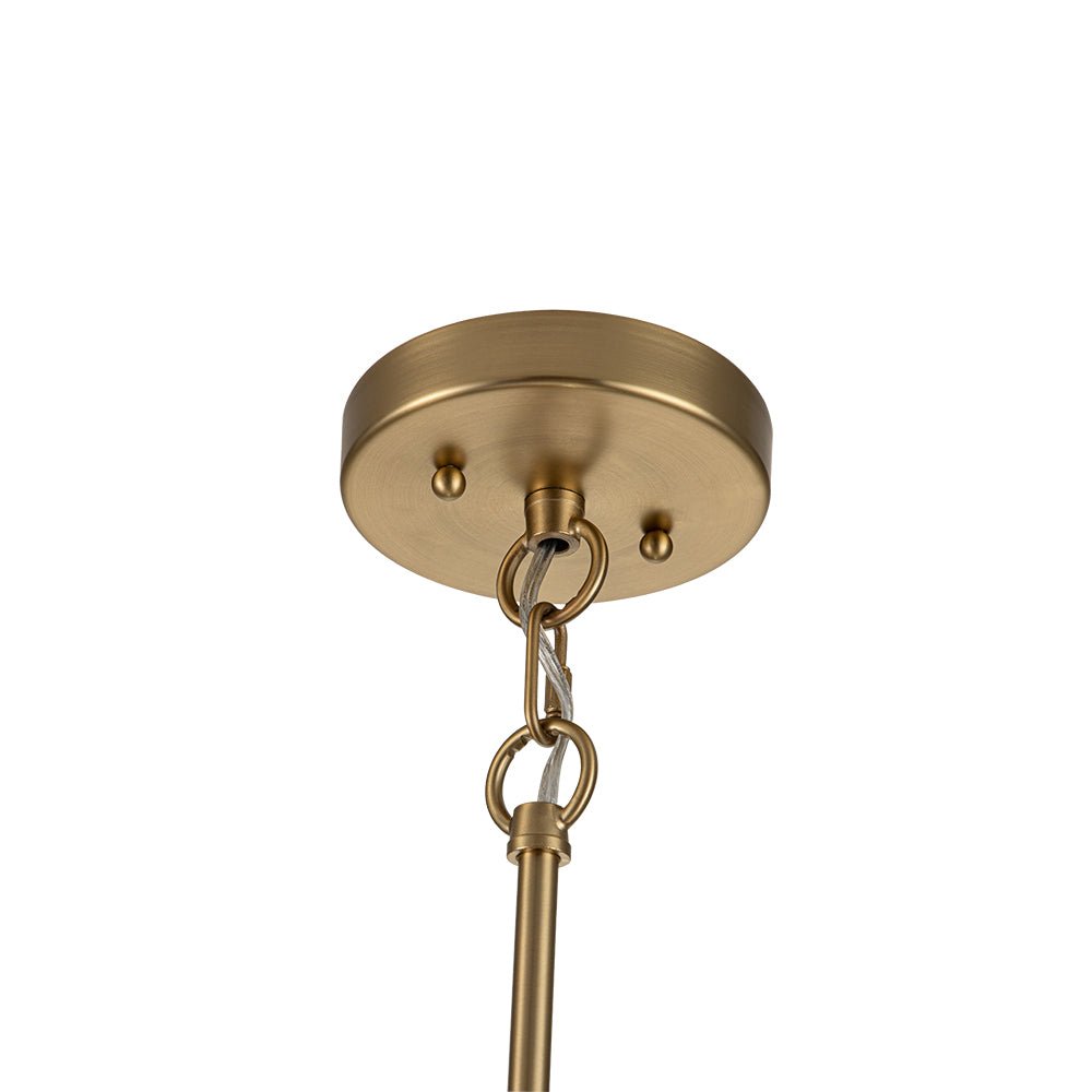Luz colgante de tambor de cuerda marfil bohemio