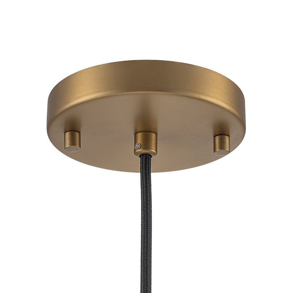 Lámpara Colgante Contemporánea de Vidrio Semilla de 1 Luz para Mesa de Comedor