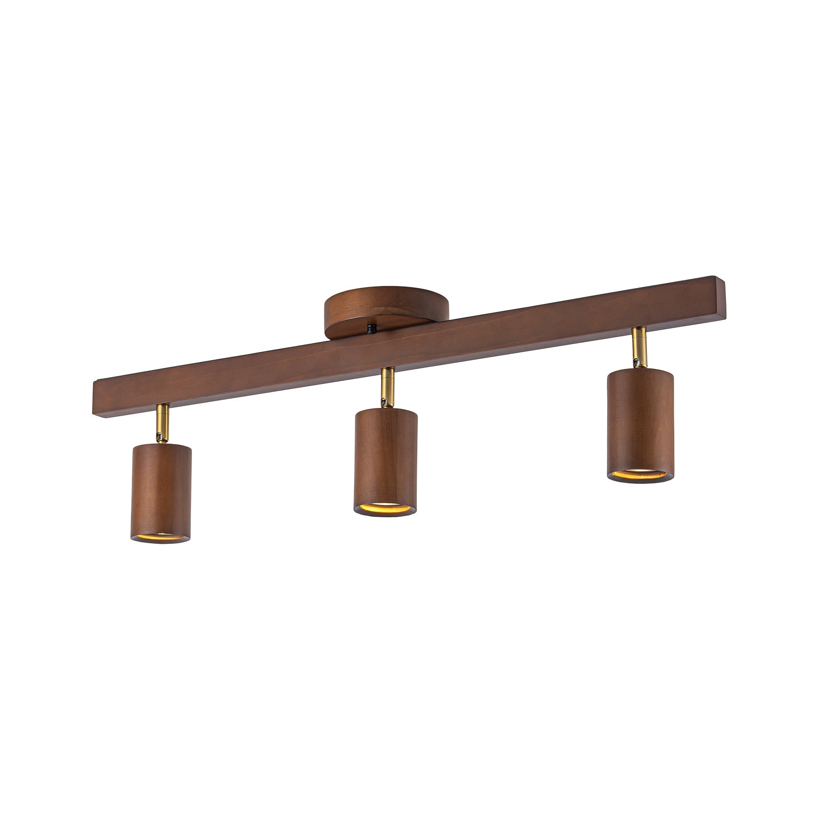Iluminación de Techo de Madera Lineal de Granja con Cabezas Rotables
