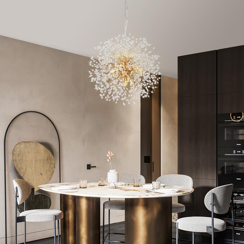Candelabros de Cristal Moderno Sputnik Firework