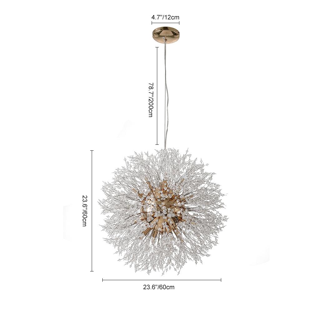 Candelabros de Cristal Moderno Sputnik Firework