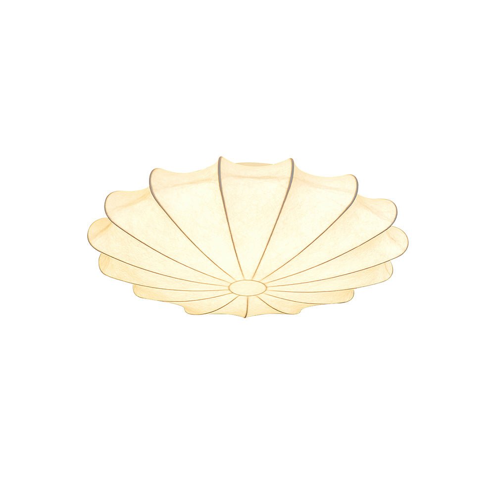 Luz de Techo de Seda Geométrica en Forma de Flor Única