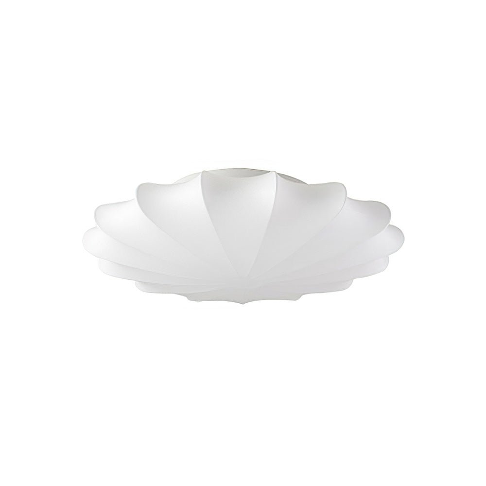 Luz de Techo de Seda Geométrica en Forma de Flor Única