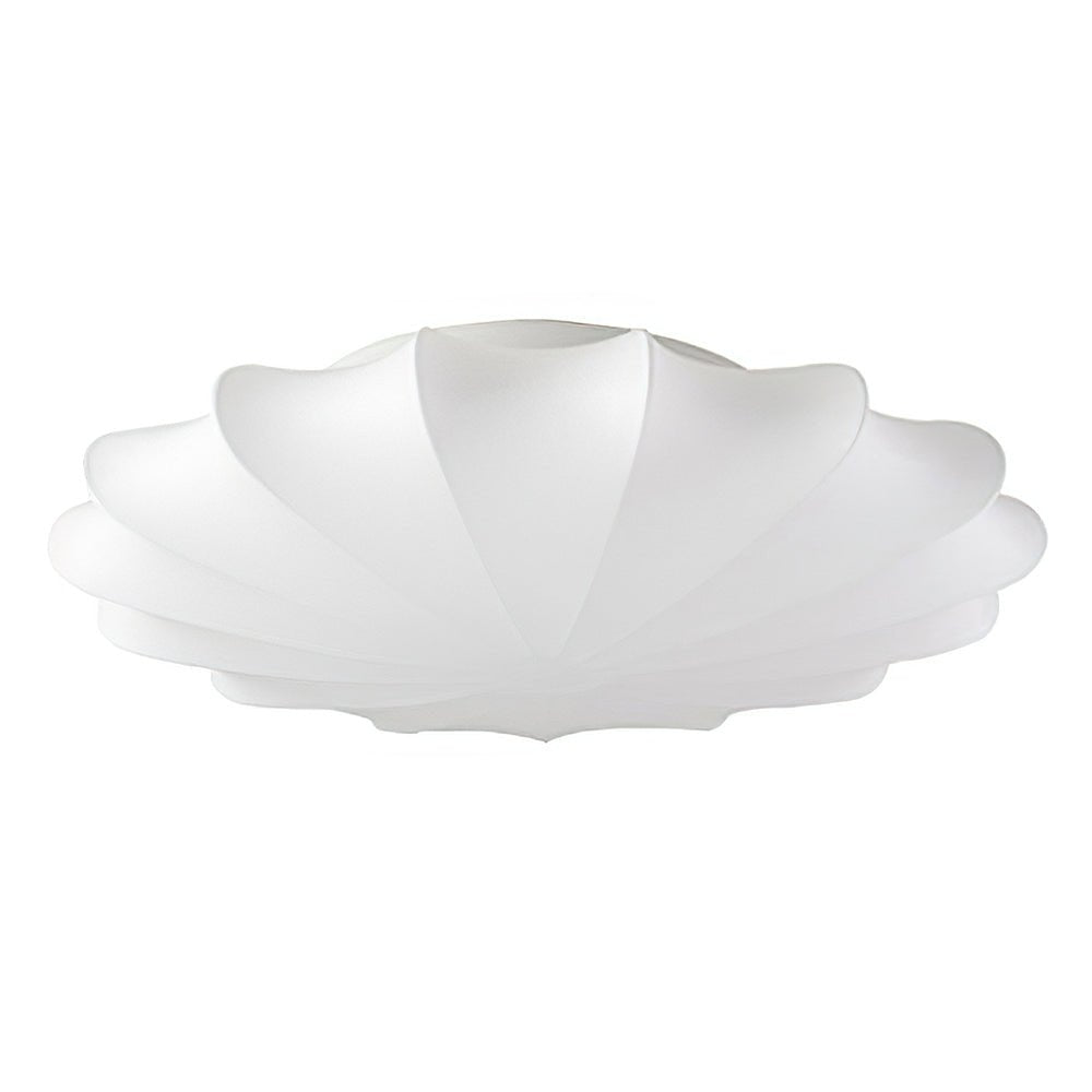Luz de Techo de Seda Geométrica en Forma de Flor Única