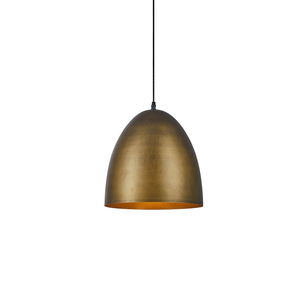 Lámpara Colgante de Campana de Metal Industrial de 1 Luz para Mesa de Comedor