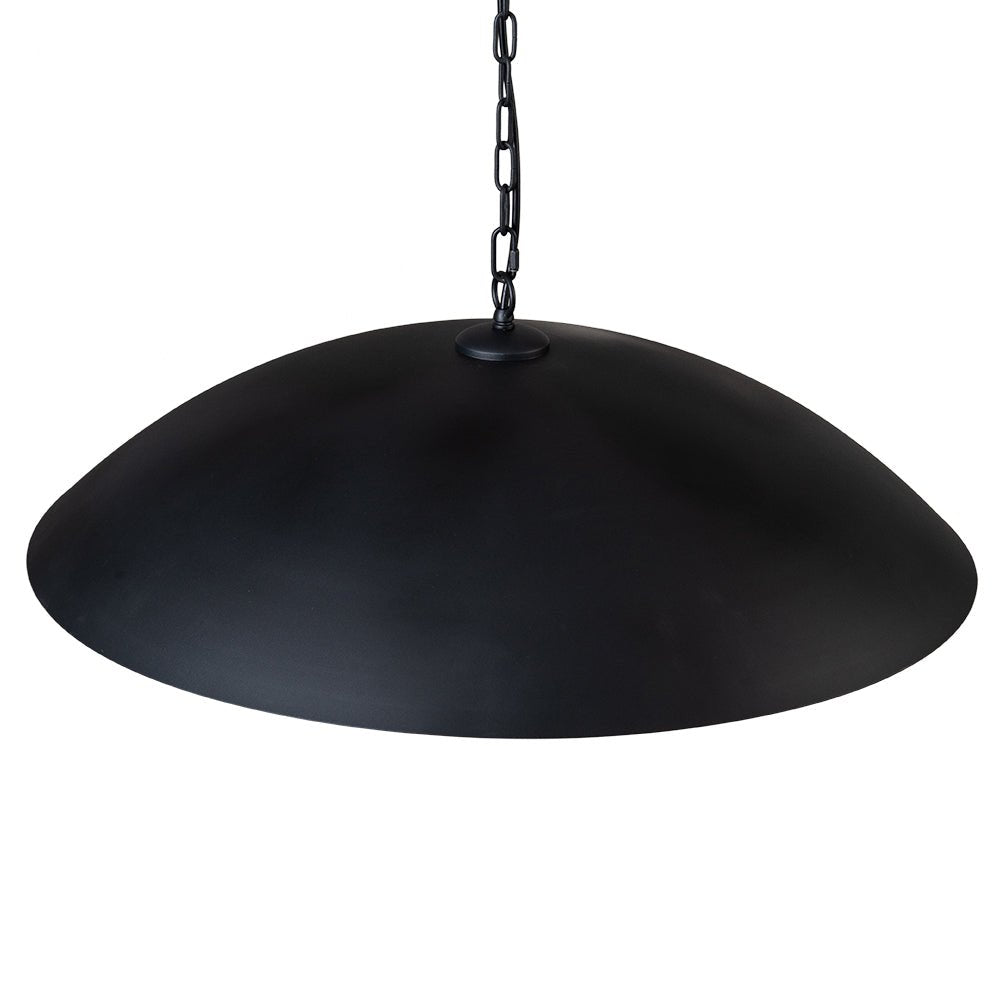 Lámpara Colgante de Metal en Forma de Cúpula Oversized de 1 Luz