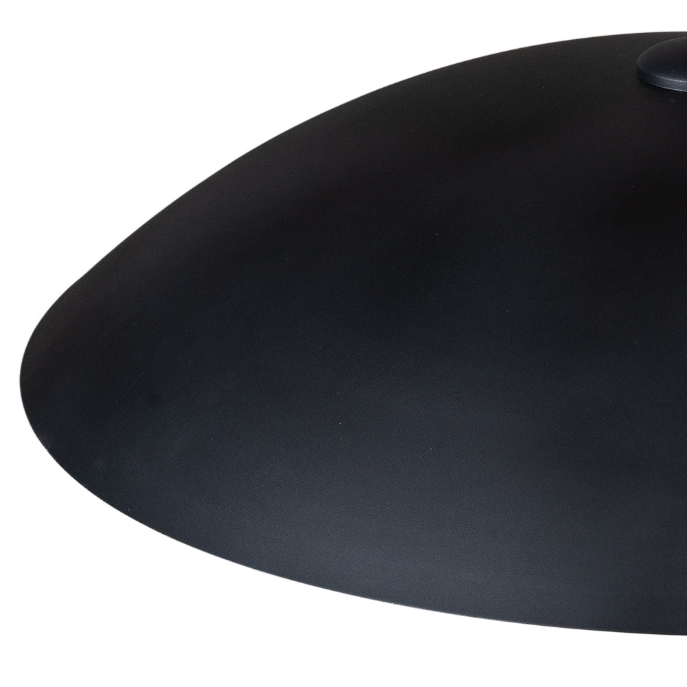 Lámpara Colgante de Metal en Forma de Cúpula Oversized de 1 Luz