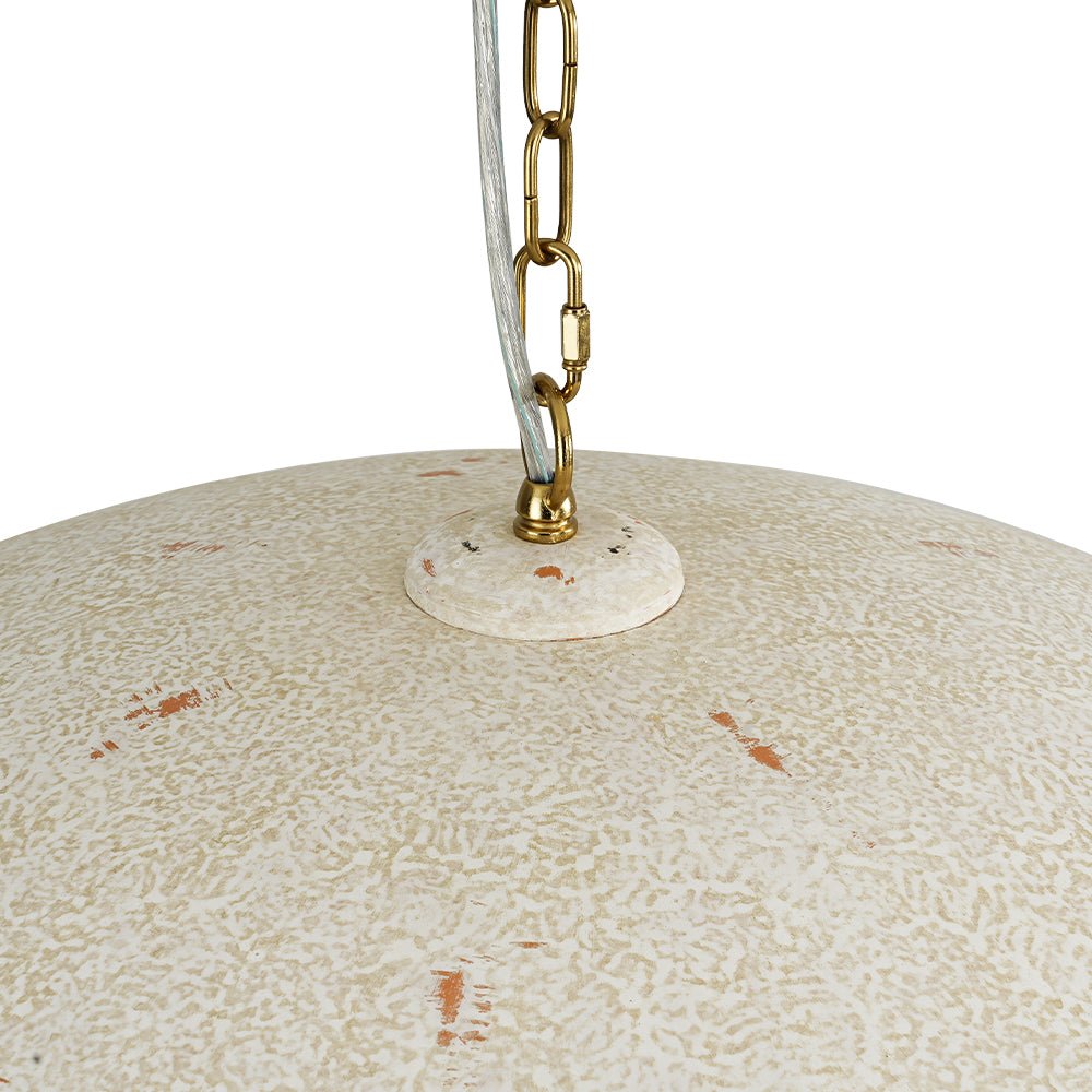 Lámpara Colgante de Metal en Forma de Cúpula Oversized de 1 Luz