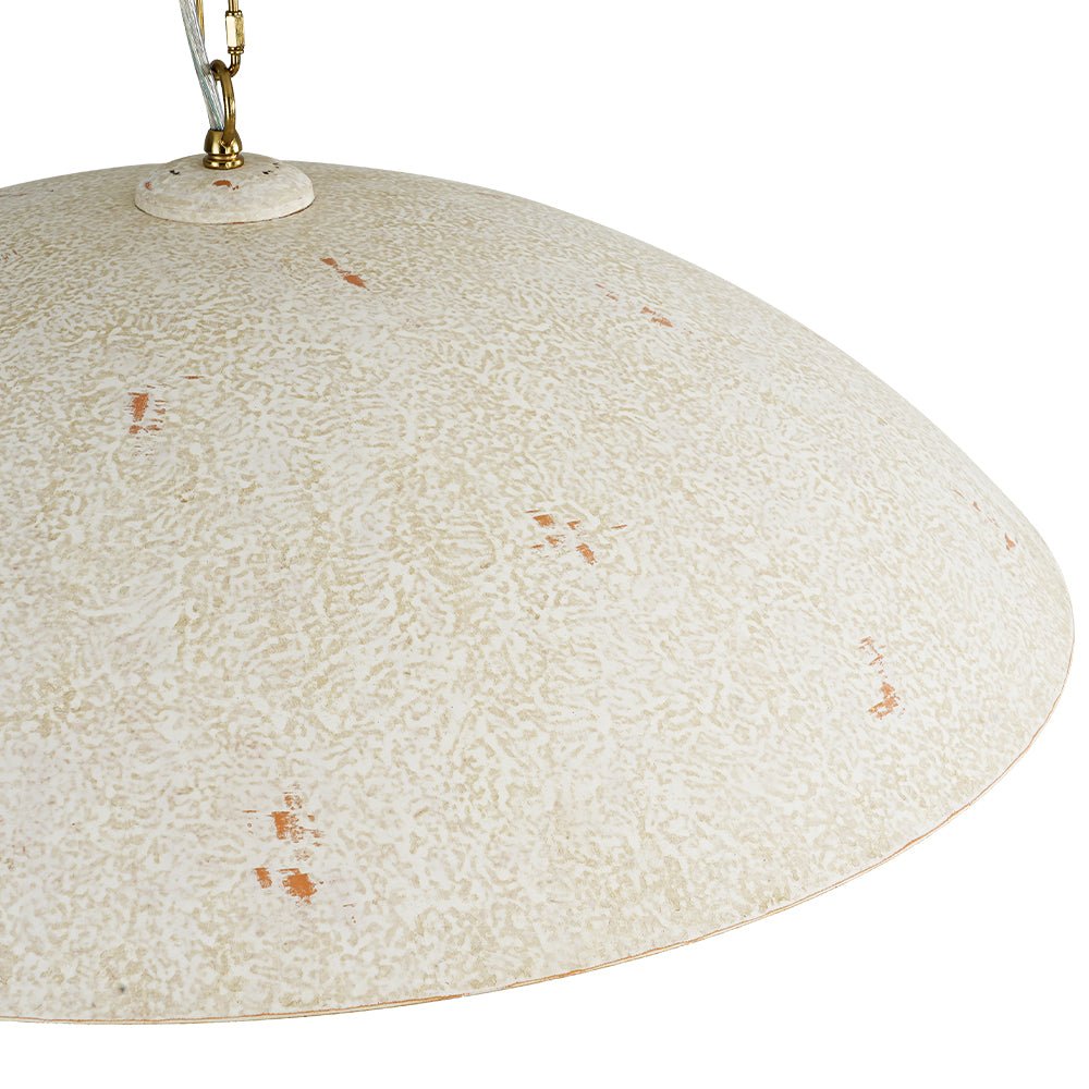 Lámpara Colgante de Metal en Forma de Cúpula Oversized de 1 Luz