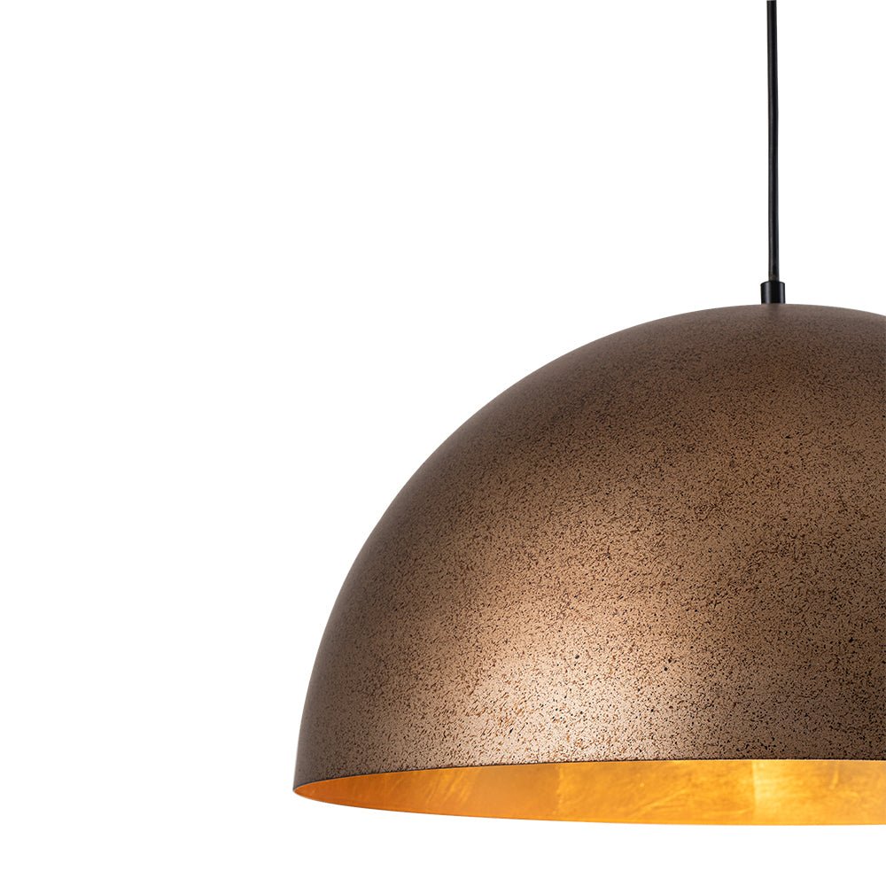 Lámpara colgante de metal simple industrial de 1 luz para isla de cocina