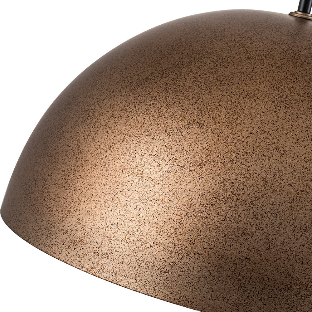 Lámpara colgante de metal simple industrial de 1 luz para isla de cocina