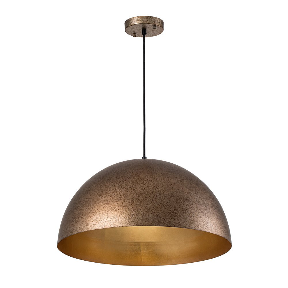 Lámpara colgante de metal simple industrial de 1 luz para isla de cocina