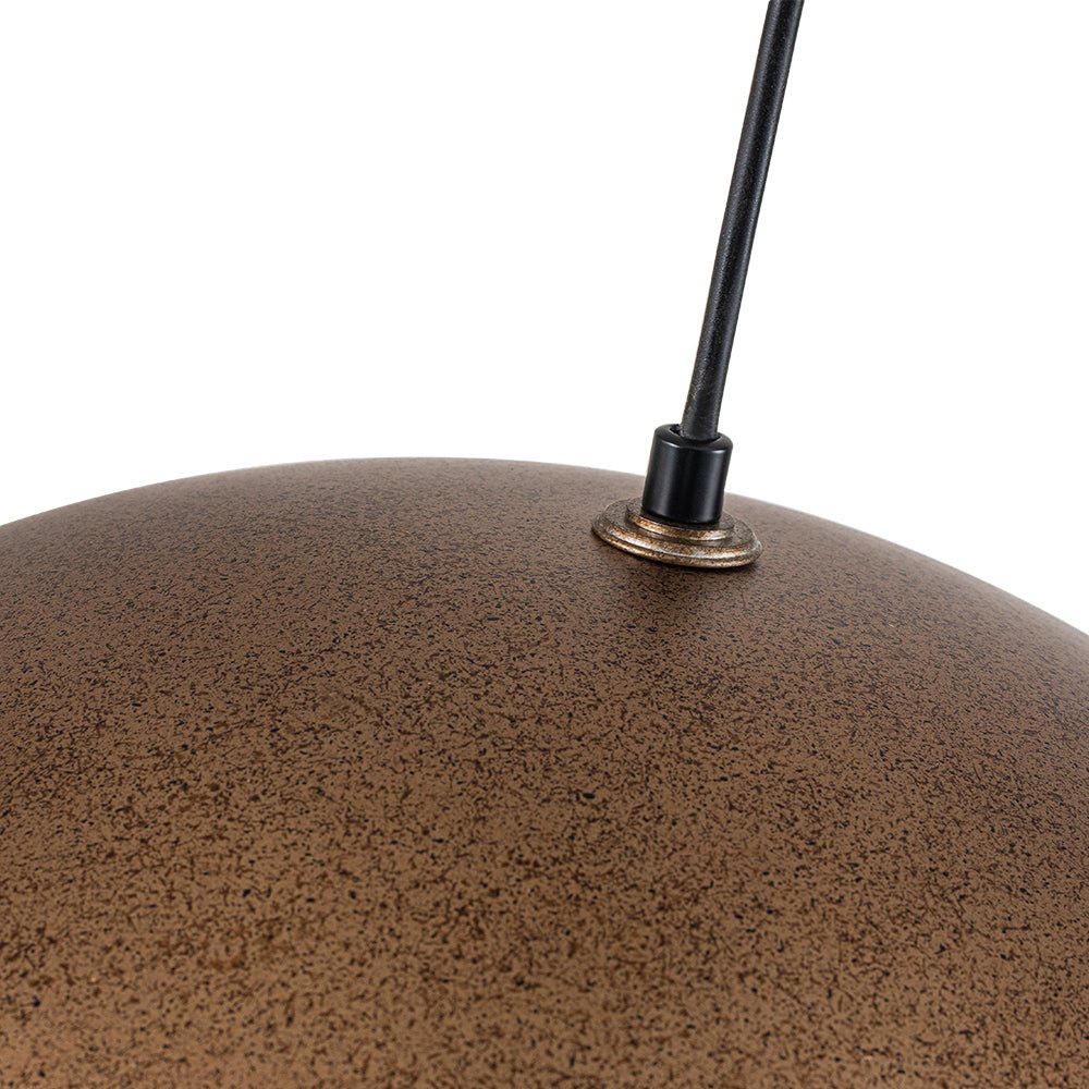 Lámpara colgante de metal simple industrial de 1 luz para isla de cocina