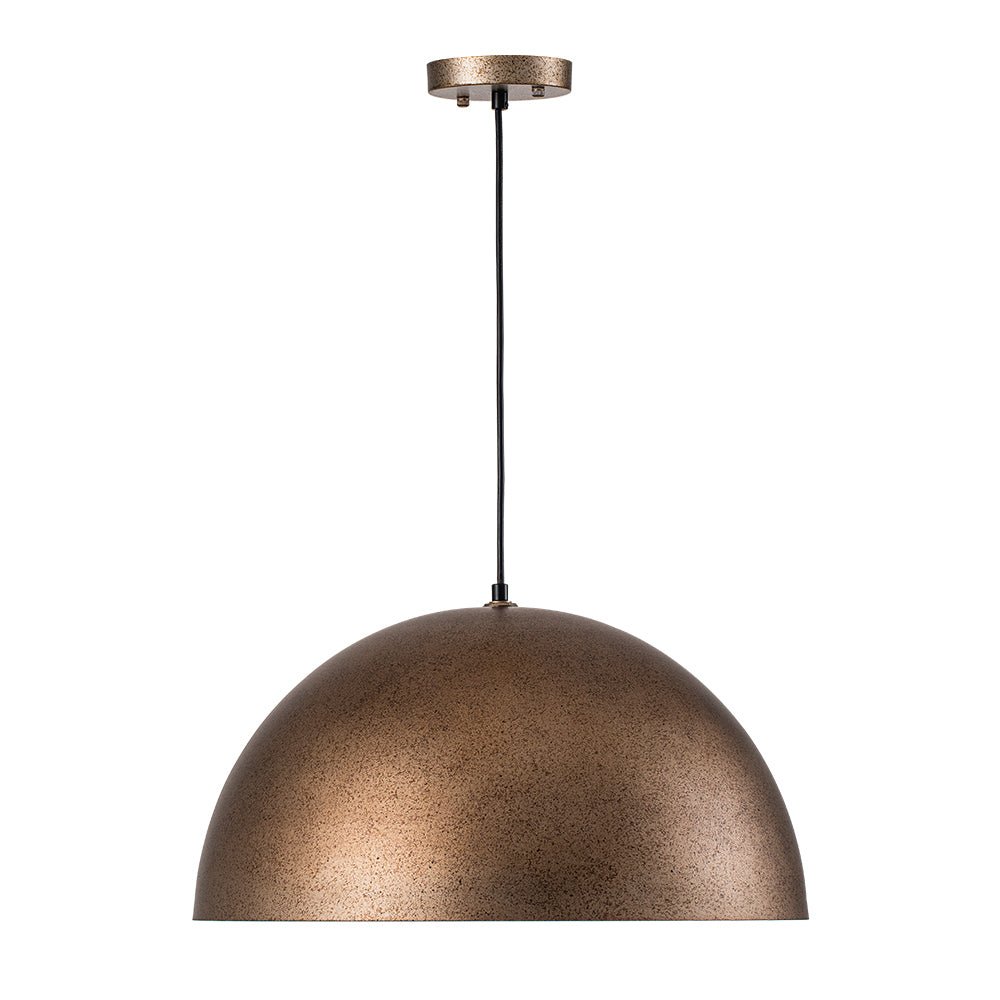 Lámpara colgante de metal simple industrial de 1 luz para isla de cocina