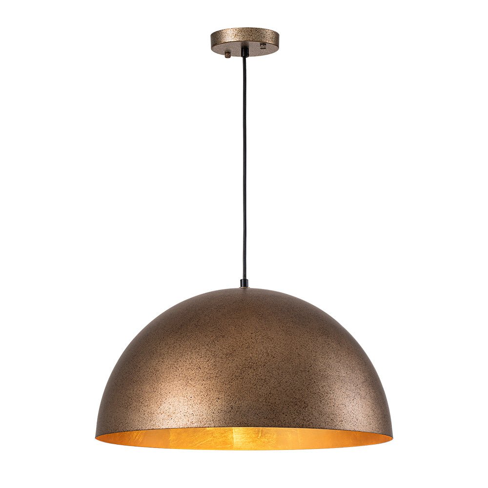 Lámpara colgante de metal simple industrial de 1 luz para isla de cocina