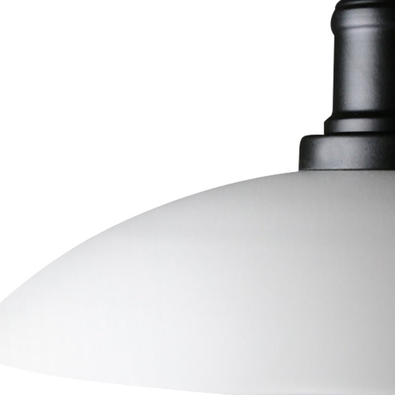 Lámpara colgante de metal con un cono industrial de 1 luz