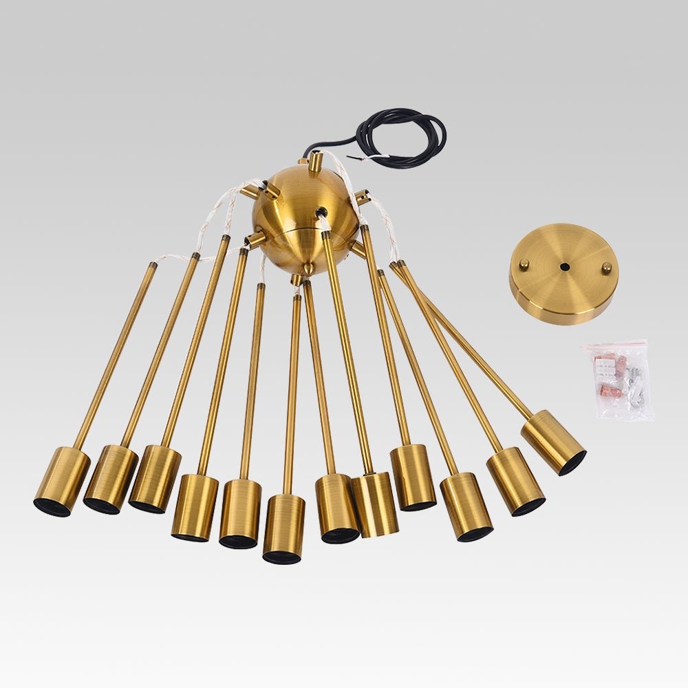 Luz Sputnik de 12 Luces de Estilo Moderno de Mediados de Siglo