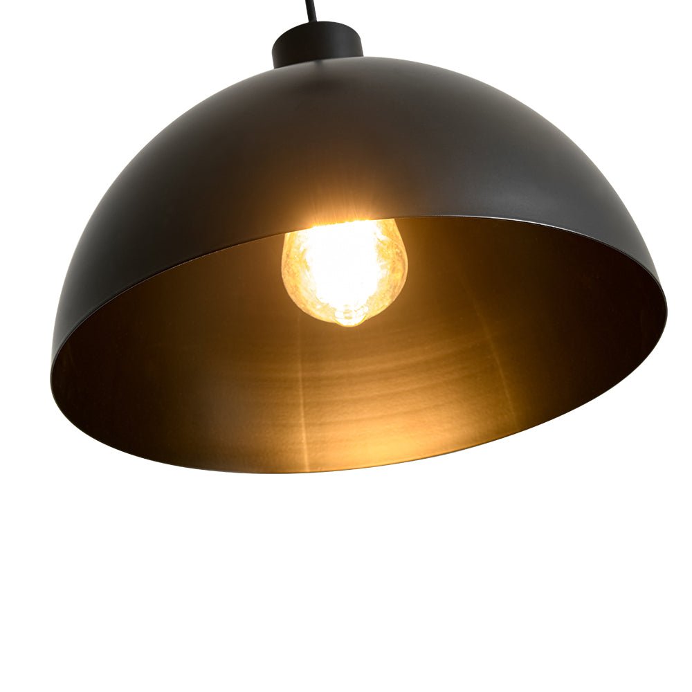 Luz Colgante Industrial de Metal Dome de Estilo Moderno de Mediados de Siglo