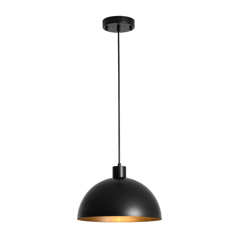 Luz Colgante Industrial de Metal Dome de Estilo Moderno de Mediados de Siglo