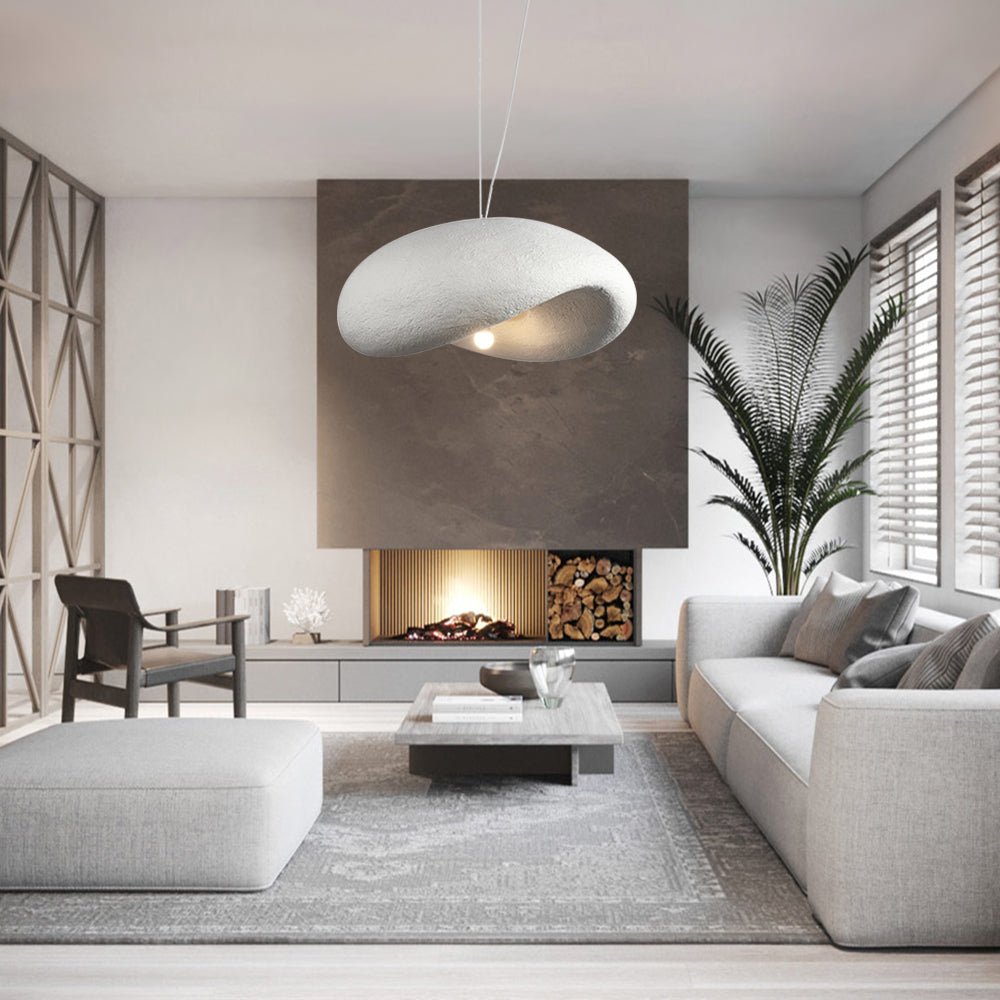 Lámpara Colgante Nube Hecha a Mano Minimalista de 1 Luz para Espacios Habitables