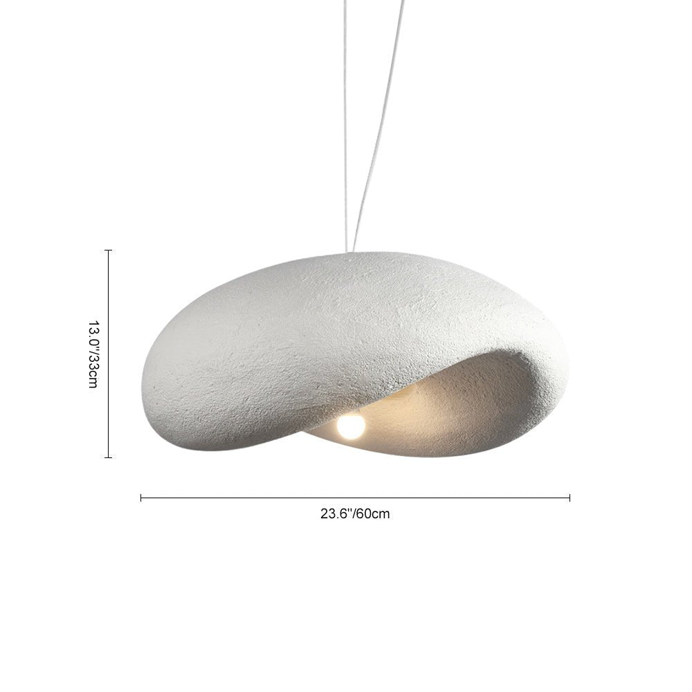 Lámpara Colgante Nube Hecha a Mano Minimalista de 1 Luz para Espacios Habitables