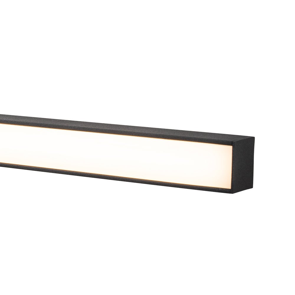 Montaje Semi Empotrado Minimalista de Tira LED de 2 Luces