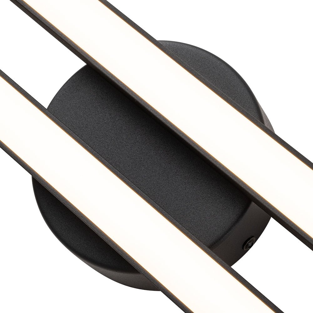 Montaje Semi Empotrado Minimalista de Tira LED de 2 Luces