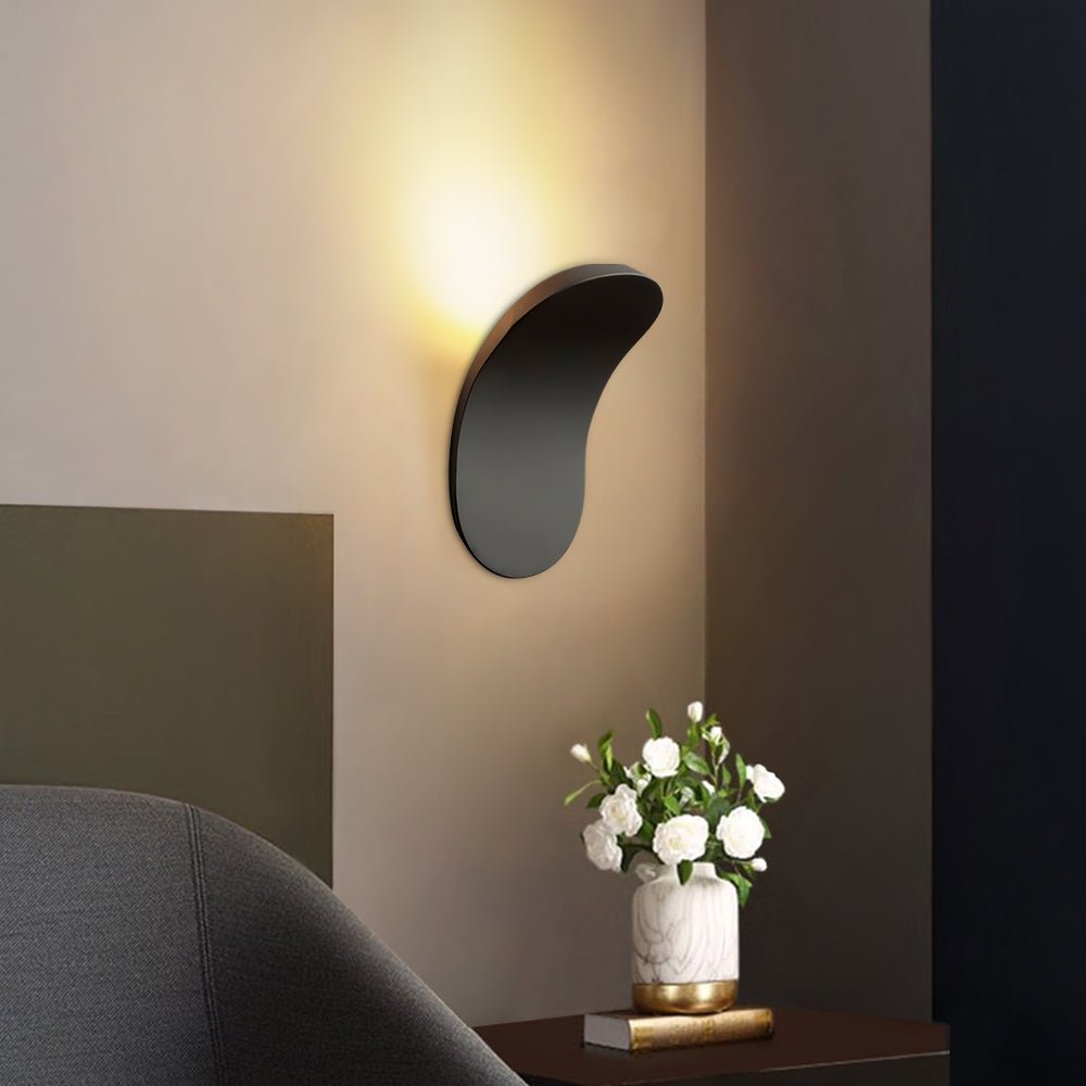 Aplique de Pared LED Curvado Minimalista para Cabecera