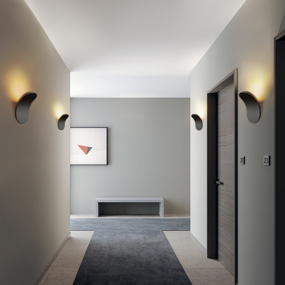 Aplique de Pared LED Curvado Minimalista para Cabecera
