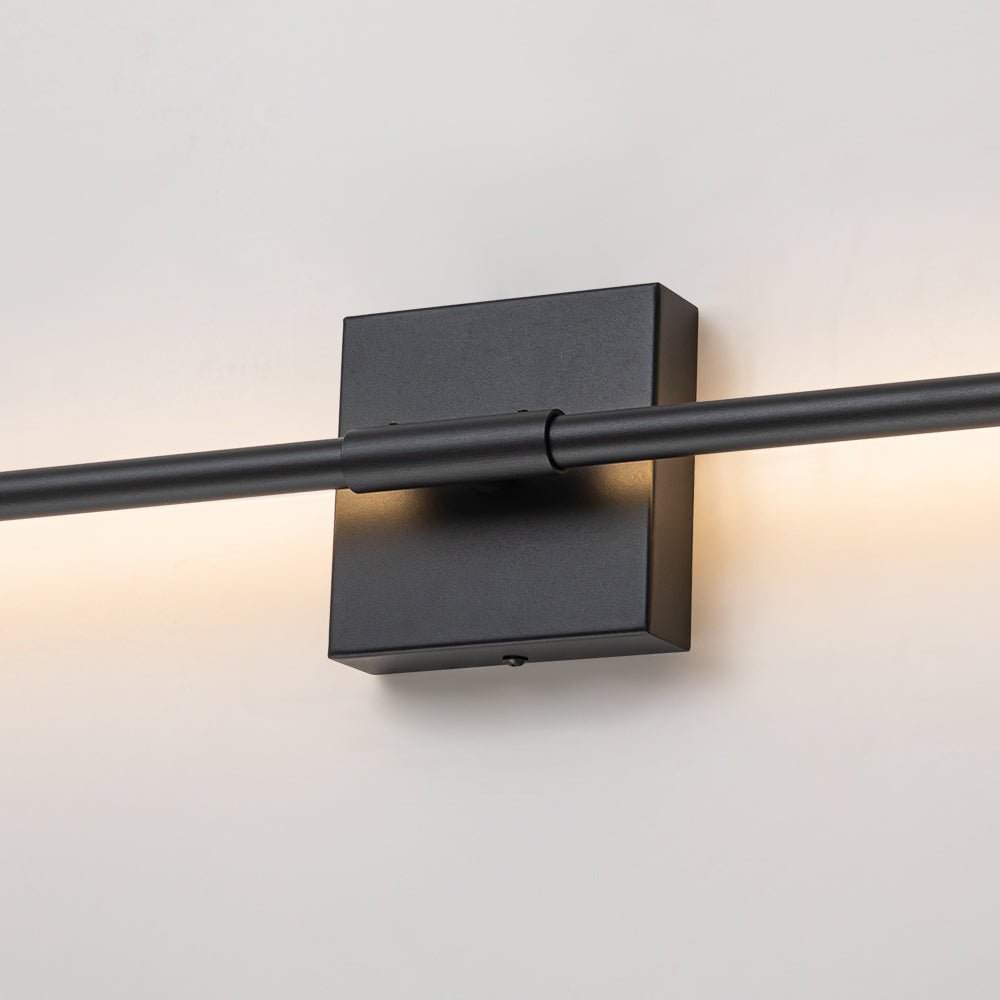 Luz de Pared Lineal LED Minimalista con Dosel Cuadrado