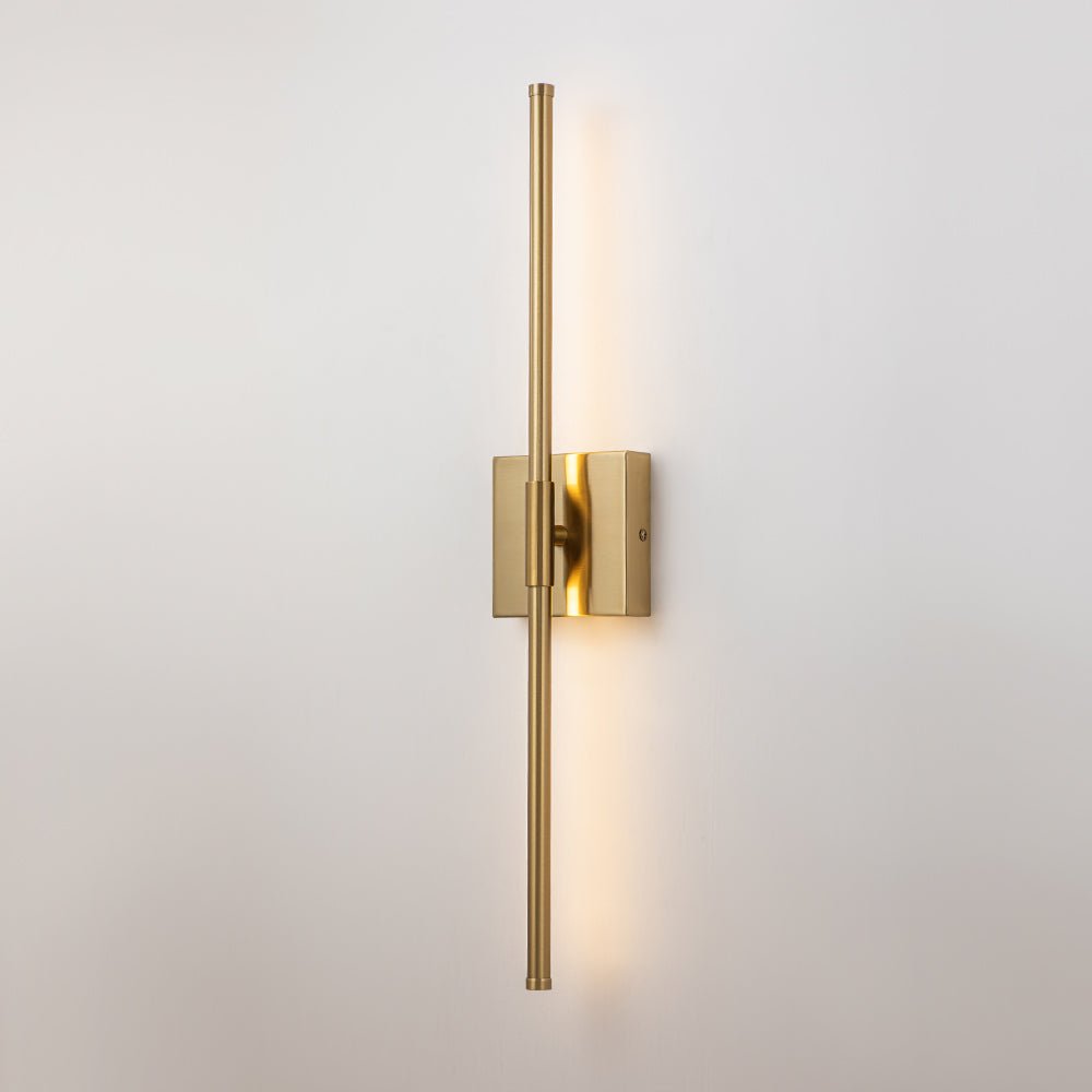 Luz de Pared Lineal LED Minimalista con Dosel Cuadrado