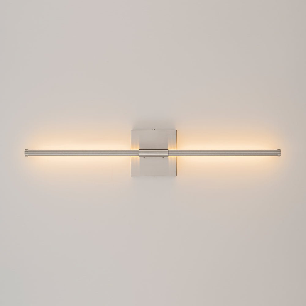Luz de Pared Lineal LED Minimalista con Dosel Cuadrado