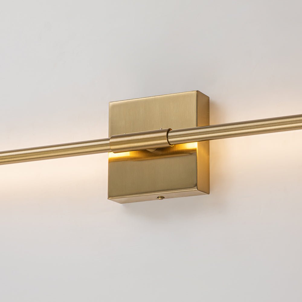 Luz de Pared Lineal LED Minimalista con Dosel Cuadrado