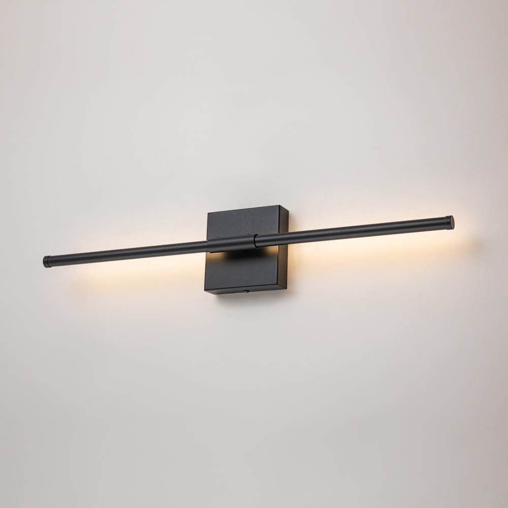 Luz de Pared Lineal LED Minimalista con Dosel Cuadrado