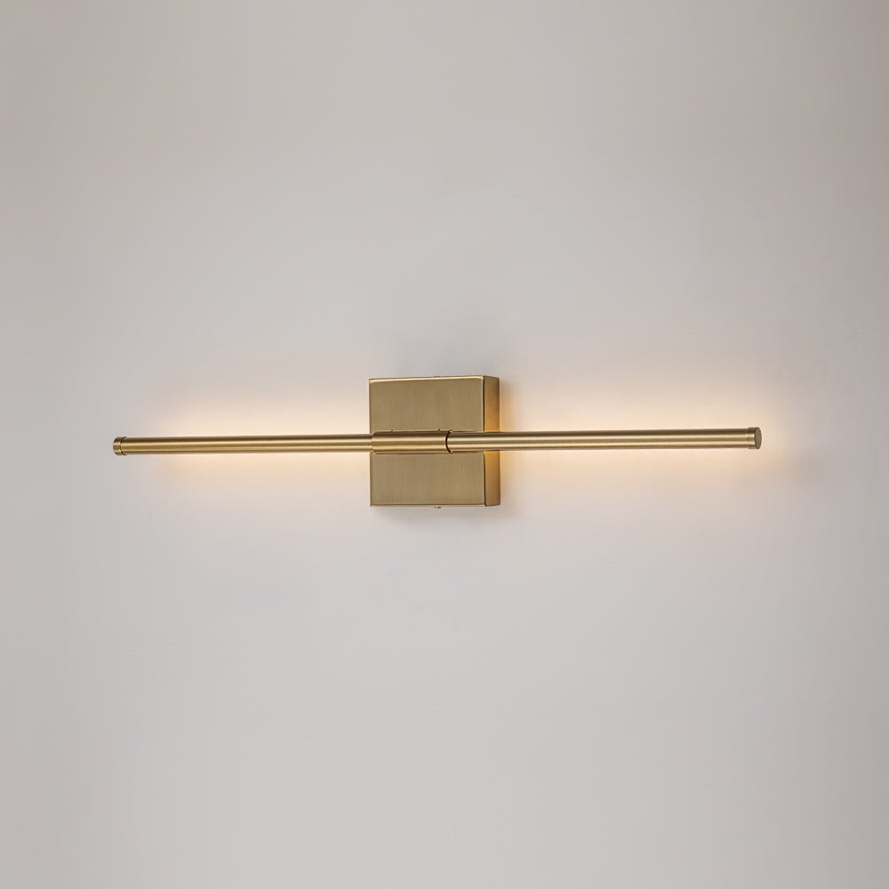 Luz de Pared Lineal LED Minimalista con Dosel Cuadrado