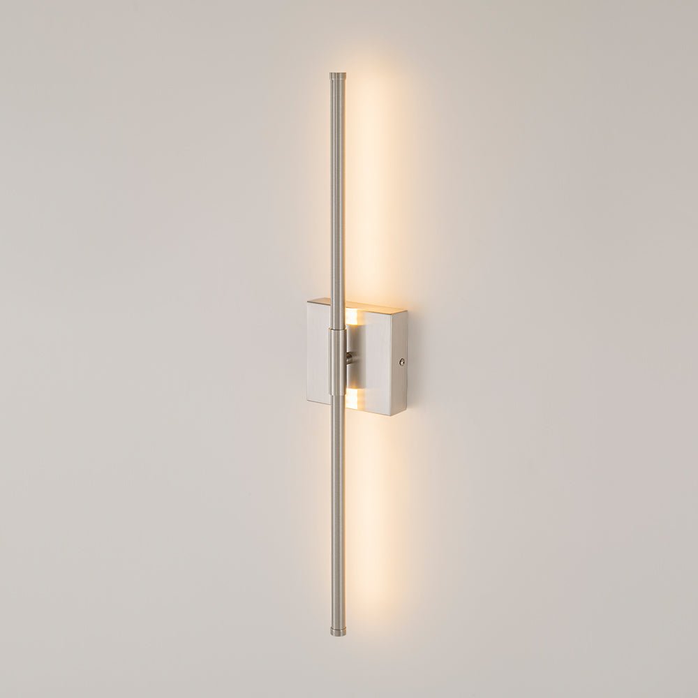Luz de Pared Lineal LED Minimalista con Dosel Cuadrado