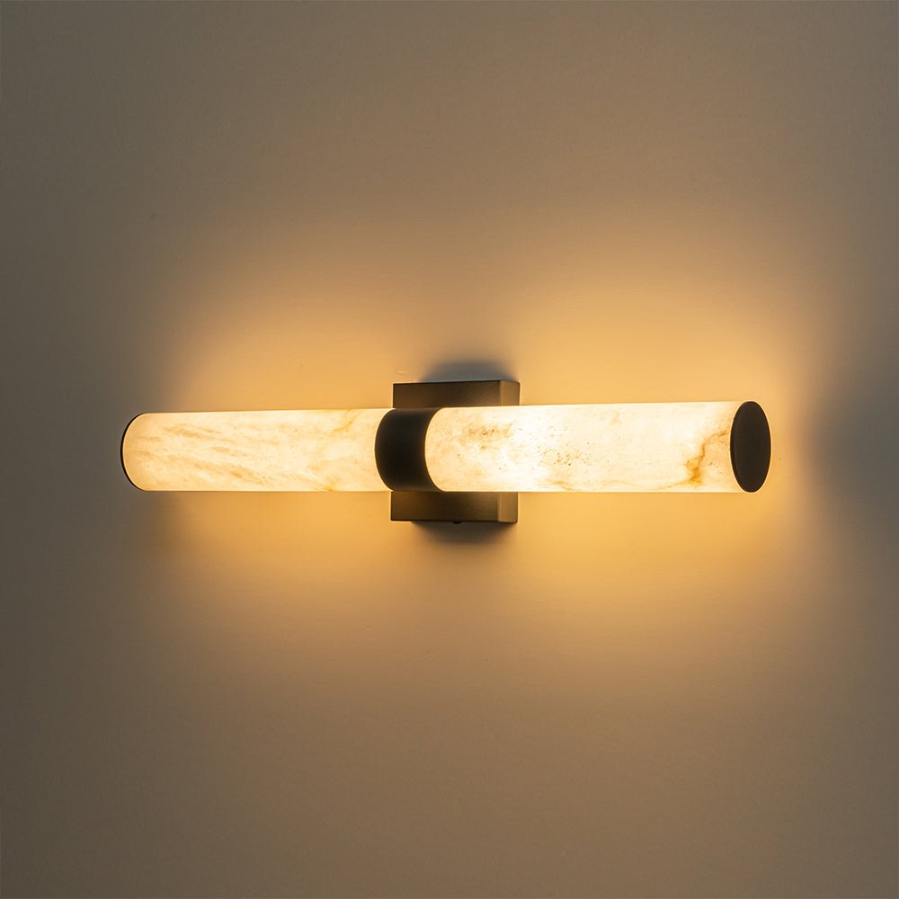 Luz de Espejo de Mármol LED Moderna de 1 Luz en Cilindro