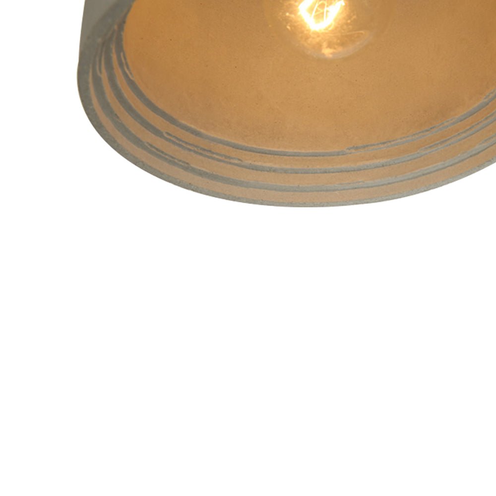 Moderno Colgante de Cemento en Forma Geométrica de 1 Luz