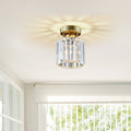 Moderna Lámpara de Techo Semi Empotrada de Cristal Mini de 1 Luz