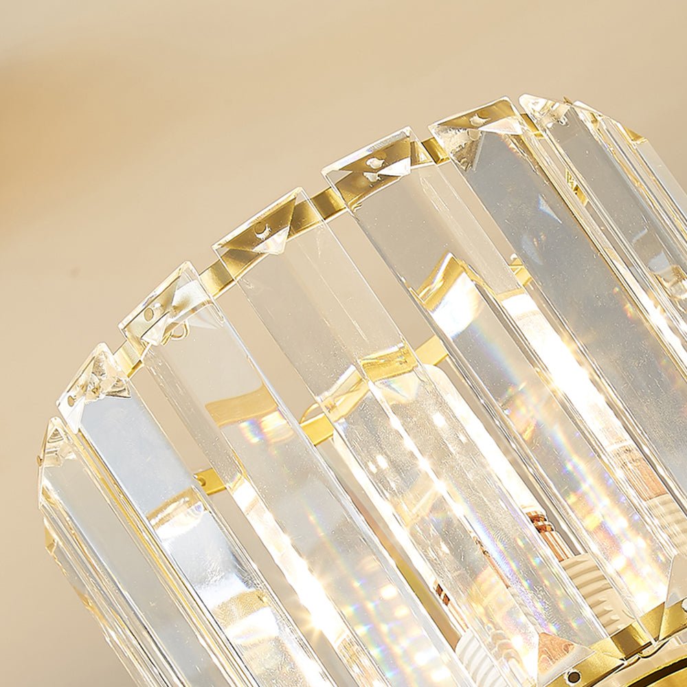Moderna Lámpara de Techo Semi Empotrada de Cristal Mini de 1 Luz